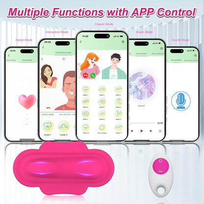 Wearable Panty APP Remote Control Vibrators Adult Sex Toys for Women or Couples. Clitoral Mini Egg Bullet Butterfly Vibrator Rose Toy. G Spot Dildo Vagina Stimulator with Tongue Licking Sex Machine - My StoreWearable Panty APP Remote Control Vibrators Adult Sex Toys for Women or Couples. Clitoral Mini Egg Bullet Butterfly Vibrator Rose Toy. G Spot Dildo Vagina Stimulator with Tongue Licking Sex Machinethai - adultMy StorePinkWearable Panty APP Remote Control Vibrators Adult Sex Toys for Women or