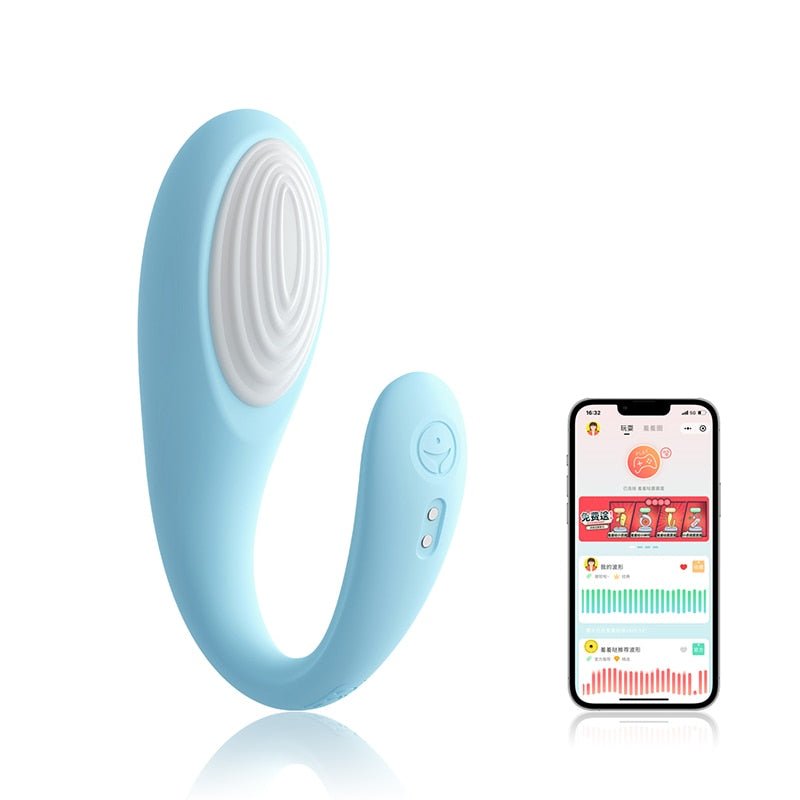 Wireless Bluetooth G Spot Dildo Vibrator for Women APP Remote Control Wear Vibrating Egg Clit Female Panties Sex Toys for Adults - My StoreWireless Bluetooth G Spot Dildo Vibrator for Women APP Remote Control Wear Vibrating Egg Clit Female Panties Sex Toys for Adultsthai - adultMy StoreBlue and White APPTHWireless Bluetooth G Spot Dildo Vibrator for Women APP Remote Control Wear Vibrating Egg Clit Female Panties Sex Toys for Adults