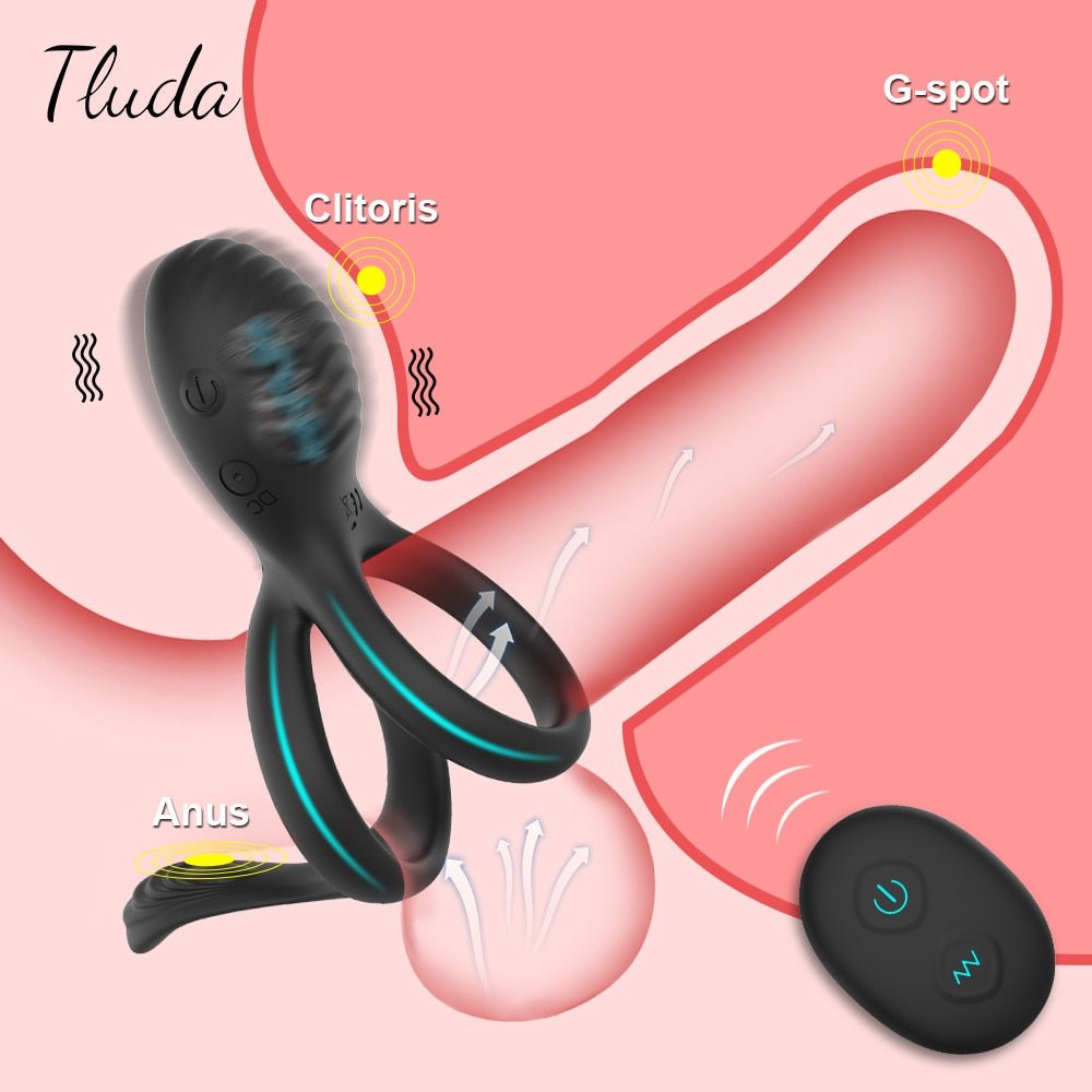 Wireless Couple Ring Sex Toys for Mens Penis Cock Vibrator Ring Cockring Retardant Ejaculation Delay Remote Control - My StoreWireless Couple Ring Sex Toys for Mens Penis Cock Vibrator Ring Cockring Retardant Ejaculation Delay Remote Control33sextoysMy Storeremote controlremote controlWireless Couple Ring Sex Toys for Mens Penis Cock Vibrator Ring Cockring Retardant Ejaculation Delay Remote Control