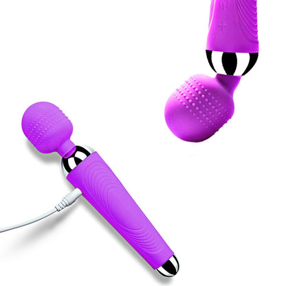 Wireless Dildos AV Vibrator Magic Wand for Women Clitoris Stimulator USB Rechargeable Massager Goods Sex Toys for Adults 18 - My StoreWireless Dildos AV Vibrator Magic Wand for Women Clitoris Stimulator USB Rechargeable Massager Goods Sex Toys for Adults 1833sextoysMy StorePurplePurpleWireless Dildos AV Vibrator Magic Wand for Women Clitoris Stimulator USB Rechargeable Massager Goods Sex Toys for Adults 18
