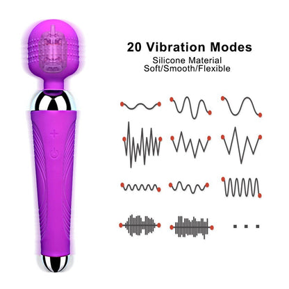 Wireless Dildos AV Vibrator Magic Wand for Women Clitoris Stimulator USB Rechargeable Massager Goods Sex Toys for Adults 18 - My StoreWireless Dildos AV Vibrator Magic Wand for Women Clitoris Stimulator USB Rechargeable Massager Goods Sex Toys for Adults 1833sextoysMy StorePurplePurpleWireless Dildos AV Vibrator Magic Wand for Women Clitoris Stimulator USB Rechargeable Massager Goods Sex Toys for Adults 18