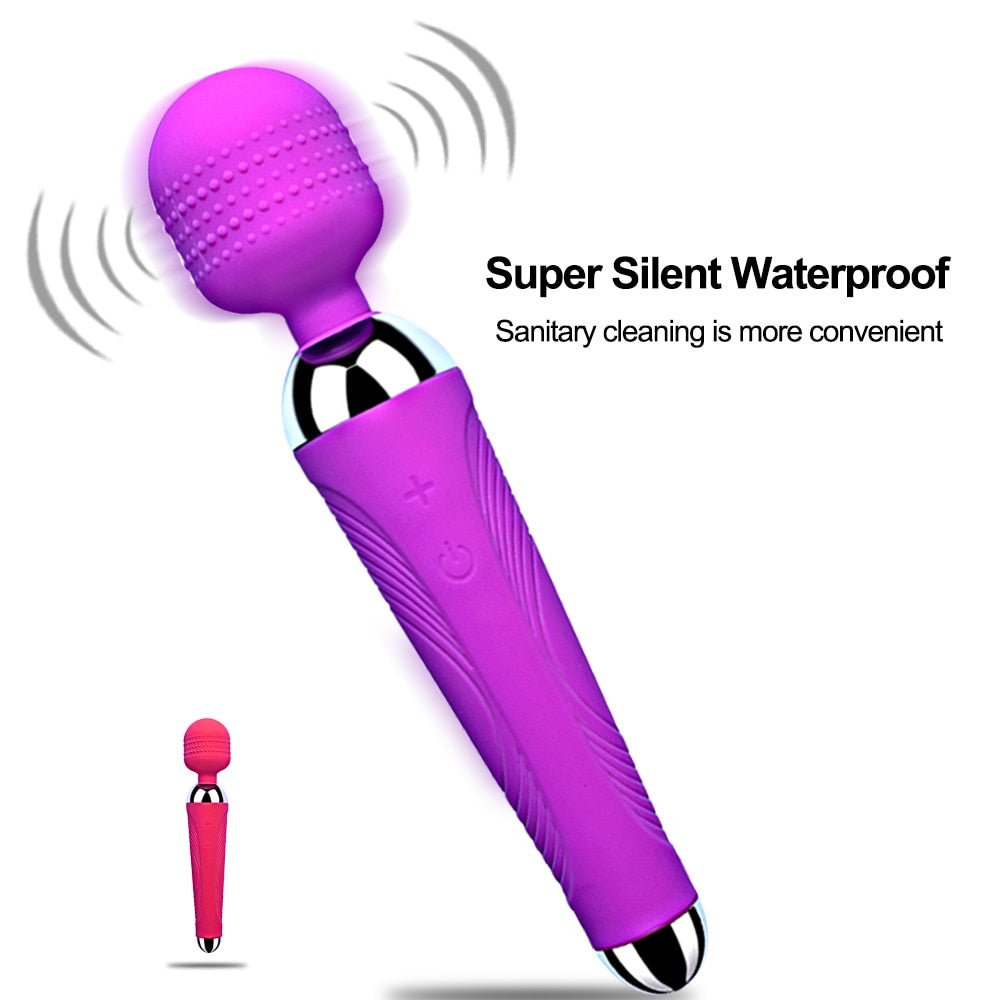 Wireless Dildos AV Vibrator Magic Wand for Women Clitoris Stimulator USB Rechargeable Massager Goods Sex Toys for Adults 18 - My StoreWireless Dildos AV Vibrator Magic Wand for Women Clitoris Stimulator USB Rechargeable Massager Goods Sex Toys for Adults 1833sextoysMy StorePurplePurpleWireless Dildos AV Vibrator Magic Wand for Women Clitoris Stimulator USB Rechargeable Massager Goods Sex Toys for Adults 18
