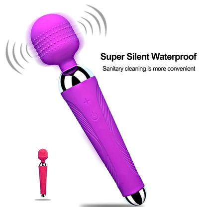 Wireless Dildos AV Vibrator Magic Wand for Women Clitoris Stimulator USB Rechargeable Massager Goods Sex Toys for Adults 18 - My StoreWireless Dildos AV Vibrator Magic Wand for Women Clitoris Stimulator USB Rechargeable Massager Goods Sex Toys for Adults 1833sextoysMy StorePurplePurpleWireless Dildos AV Vibrator Magic Wand for Women Clitoris Stimulator USB Rechargeable Massager Goods Sex Toys for Adults 18