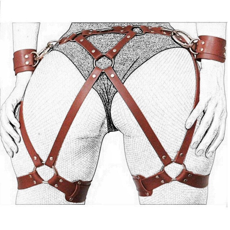 Women Leather Harness Dildo Strapon Belt Strap on Adult Sex Toys for Woman Couples Sex Products Punk Gothic Bdsm Bondage Panties - My StoreWomen Leather Harness Dildo Strapon Belt Strap on Adult Sex Toys for Woman Couples Sex Products Punk Gothic Bdsm Bondage Panties33sextoysMy StoreMH-035-BlackMH - 035 - BlackWomen Leather Harness Dildo Strapon Belt Strap on Adult Sex Toys for Woman Couples Sex Products Punk Gothic Bdsm Bondage Panties