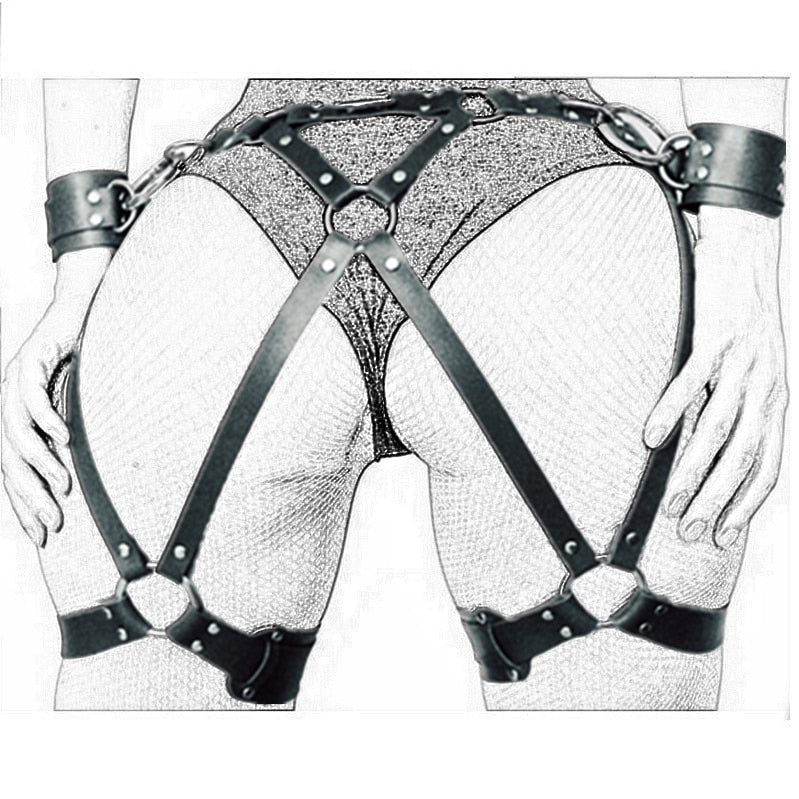 Women Leather Harness Dildo Strapon Belt Strap on Adult Sex Toys for Woman Couples Sex Products Punk Gothic Bdsm Bondage Panties - My StoreWomen Leather Harness Dildo Strapon Belt Strap on Adult Sex Toys for Woman Couples Sex Products Punk Gothic Bdsm Bondage Panties33sextoysMy StoreMH-035-BlackMH - 035 - BlackWomen Leather Harness Dildo Strapon Belt Strap on Adult Sex Toys for Woman Couples Sex Products Punk Gothic Bdsm Bondage Panties